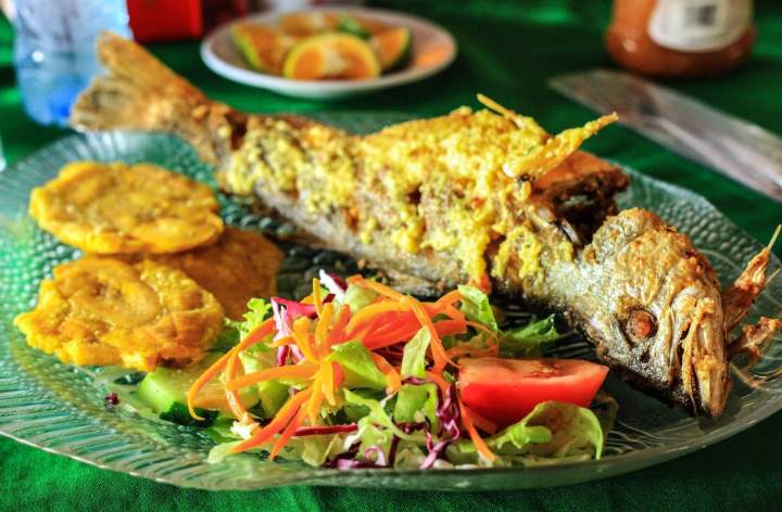 Poisson grillé restaurant Martinique